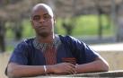 Ousmane N’Gaide, este lunes en Pamplona