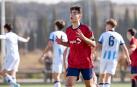 Asier Bonel, en un partido reciente contra la Real Sociedad