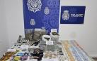 Imagen cedida por la Policía Nacional de la droga requisada