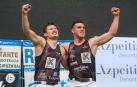 Urrezko aizkora. Iker Vicente y Etxebeste, vencedores. AZPEITIA 20240225 Jose Usoz