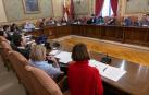 Los concejales del Ayuntamiento de Tudela, en un momento del pleno celebrado ayer