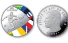 Diseño de la nueva moneda de la FNMT con motivo de la Eurocopa