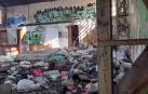 Aspecto que presenta el interior de la nave que acogió a la última fundición de Pamplona