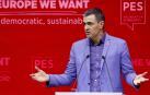 Pedro Sánchez, durante su intervención en el acto inaugural del Congreso del Partido de los Socialistas Europeos en Roma