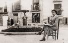 Isolina, la hermana pequeña de las Pliego, en los años cincuenta, cuando trabajaba en Lodosa como maestra