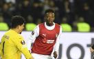 Djaló, en un encuentro del Braga frente al Qarabag el pasado febrero en la Europa League