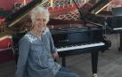 La prestigiosa pianista y pedagoga Eulalia Solé está hoy en la Escuela de Música Joaquin Maya.