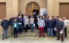 Los responsables municipales, en la presentación en Piedramillera