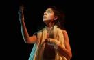 La actriz Natalia Huarte, en una escena de Psicosis 4.48, estrenada en el Teatro Español