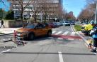 Lugar en el que se produjo el golpe del coche al ciclista de 78 años