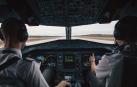 Imagen de archivo de la cabina de un avión