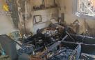 Tres detenidos por incendiar adrede una vivienda de Gines habitada por una anciana nonagenaria