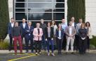 Uxue Itoiz, en el centro, junto con participantes en la jornada