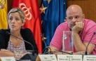 Los socialistas María Sanz de Galdeano y Fran Moleón.