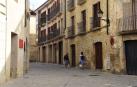Vista de una de las calles del casco antiguo en las que se ha regulado la colocación de placas./