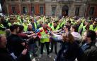 Fotos de la nueva jornada de protestas de los agricultores navarros.