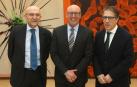 Izda a dcha: Miguel Ángel Martínez (Universidad de Navarra), Stefanos Kales (Universidad de Harvard) y Miguel Ruiz-Canela (Universidad de Navarra)