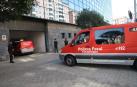 Los agricultores, en furgones de Policía Foral, llegan a los juzgados