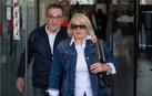 El exvicepresidente del Comité Técnico de Árbitros (CTA)  José María Enríquez Negreira sale de la Ciutat de la Justícia tras acogerse a su derecho a no declarar por presuntamente recibir pagos del FC Barcelona