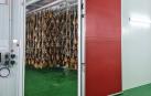 Cámara frigorífica de una empresa de jamones./