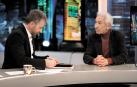Pablo Motos y el actor José Sacristán en 'El hormiguero'