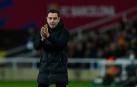El entrenador del F.C. Barcelona, Xavi Hernández