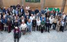 Funcionarios municipales jubilados en 2023 que han participado en el acto de homenaje organizado por el Ayuntamiento de Pamplona