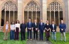 Integrantes del Patronato del Monasterio de Santa María la Real de Nájera que han participado en la reunión de viernes