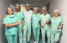 Equipo de Mutua Navarra que participó en la intervención de muñeca.