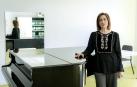 Arantza Lorenzo de Reizábal, en una de las aulas del Conservatorio Superior