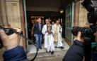 Recepción al Ángel de Aralar en el Ayuntamiento de Pamplona.