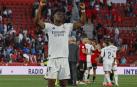 El centrocampista francés del Real Madrid, Aurelien Tchouameni, a la finalización del encuentro