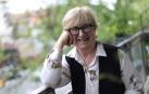 La directora Helena Taberna, este lunes, en Pamplona