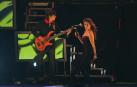 Malú, en su concierto del 9 de julio de 2007, en plenos Sanfermines, en la plaza del Castillo.