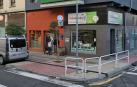 Establecimiento de la calle Divina Pastora de Ansoáin donde se ha sellado el boleto premiado