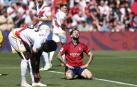Encuentro entre el Rayo Vallecano y el C.A. Osasuna disputado en el estadio de Vallecas y correspondiente a la Jornada 32 de LaLiga EA Sports.
