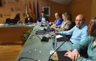 Los ediles del PSN, en primer término; y de UPN, detrás, no apoyaron la plantilla orgánica