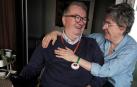 Montxo Iriarte Goyena y María Gómara Urdiáin, matrimonio de 67 y de 64 años, se conocieron estudiando Magisterio.