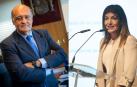 De izda. a dcha., Joaquín Galve Sauras, presidente del Tribunal Superior de Justicia de Navarra (TSJN), y Mari Paz Benito Osés, titular del Juzgado de Instrucción nº 3 de Pamplona