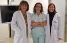 Ana Guerra, jefa de la Sección de tumores de Digestivo del HUN; Ana Borda, directora del trabajo y Susana Oquiñena, adjunta del servicio de Digestivo y colaboradora en el  estudio
