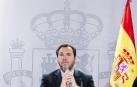 El ministro de Transportes y Movilidad Sostenible, Óscar Puente, durante una rueda de prensa posterior a la reunión del Consejo de Ministros