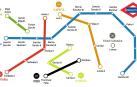 Las dinastías navarras, si fueran líneas de metro