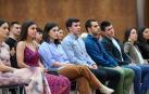 Algunos de los premiados, durante la ceremonia