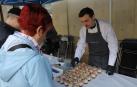 Degustación realizada en Pamplona empleando productos navarros.