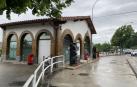 La gasolinera de Baja Navarra, con los surtidores embalados