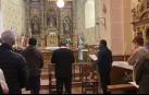 Canto de sacerdotes de India en la parroquia de San Martín de Navaz