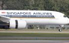 Un avión de la aerolínea Singapur Airlines
