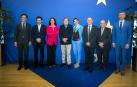 Foto de la presentación de los VI Cursos Europeos de Verano organizados por Fundación Diario de Navarra y Equipo Europa./