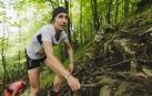 La burladesa Naiara Irigoyen, durante el Vertical Zegama-Aizkorri