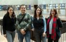 Desde la izda.: Isabel Vera Pérez (vocal), José Luis Asensio Igoa (tesorero), Susana Heredia Sánchez (presidenta) y Clara Salvador Castiella (secretaria)